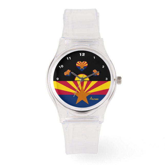 Montre Arizona Flag Watch, Arizona mode, États-Unis / spo (Recto)