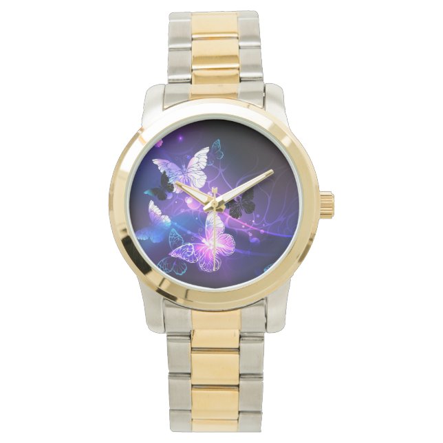 Montre Arrière - plan avec papillons de nuit (devant)
