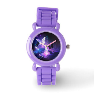 Montre Arrière - plan avec papillons de nuit