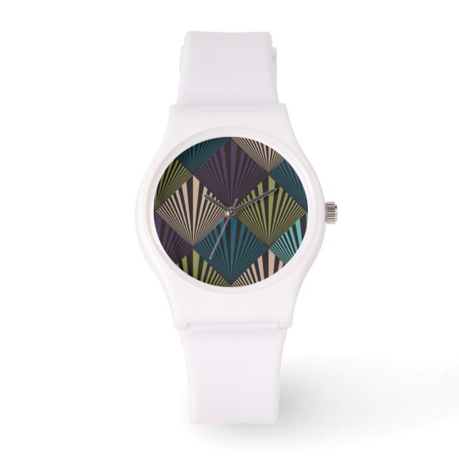 Montre Arrière - plan d'art pop (Recto)