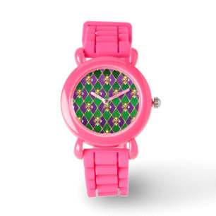 Montre Arrière - plan de bijoux Mardi Gras