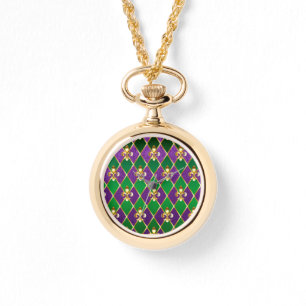 Montre Arrière - plan de bijoux Mardi Gras