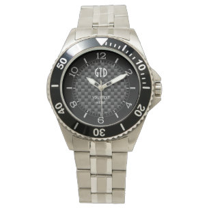 Montre Arrière - plan d'impression de style Carbone moder
