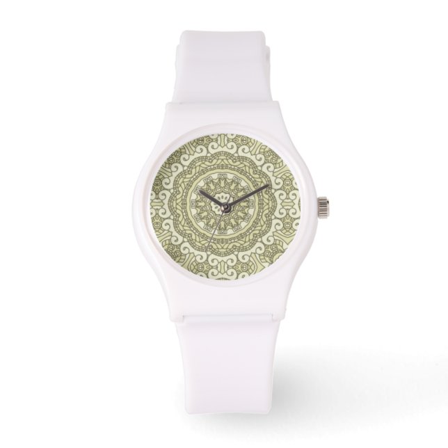 Montre Arrière - plan motif rétro coloré 6 (Recto)