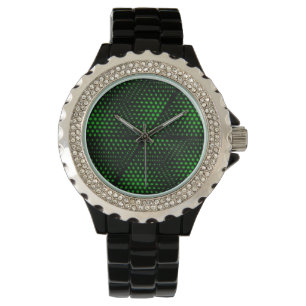 Montre Arrière - plan vert abstrait