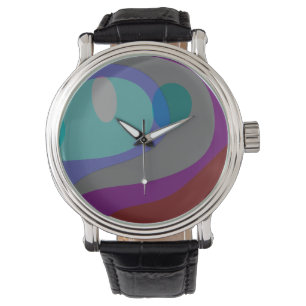 Montre Art Abstrait coloré 613