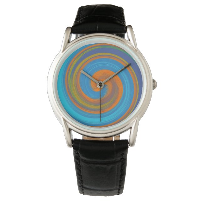 Montre Art abstrait de tourbillon moderne #17 (devant)