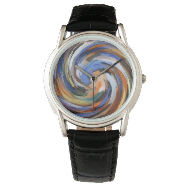 Montre Art abstrait de tourbillon moderne #38 (devant)