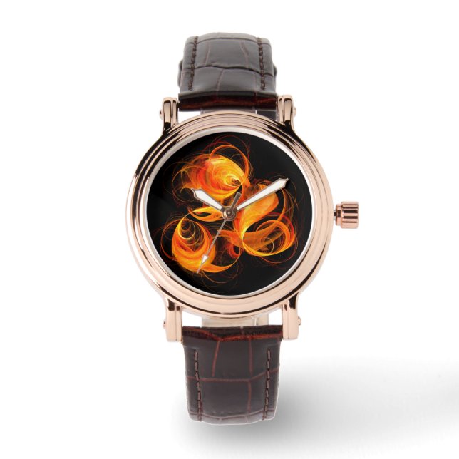 Montre Art Abstrait Fireball (Recto)