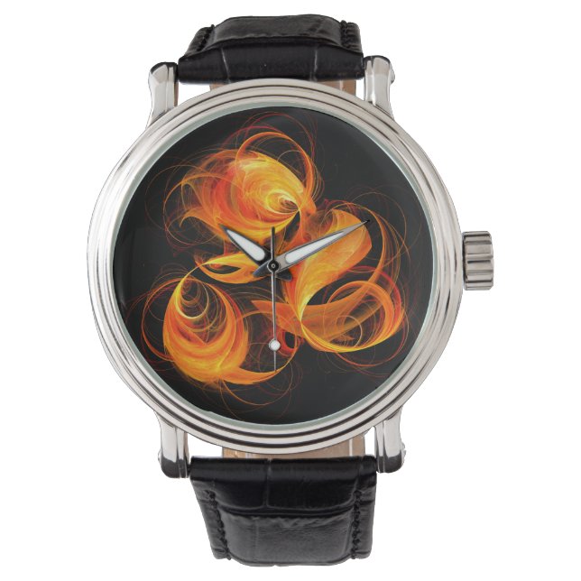 Montre Art Abstrait Fireball (devant)