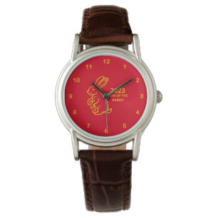 Montre Art de ligne de lapin 2023