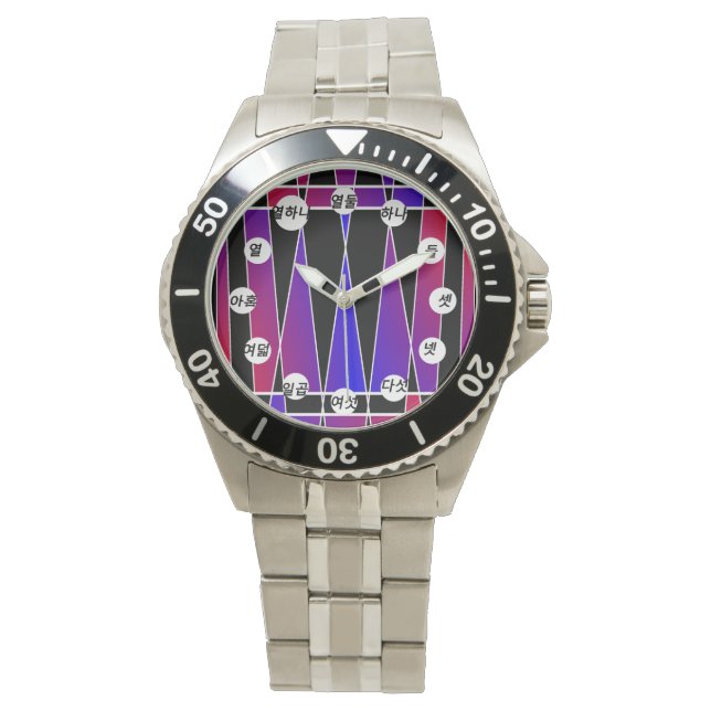 Montre Art déco "Fractured" (K Face) par Kenneth Yoncich (devant)