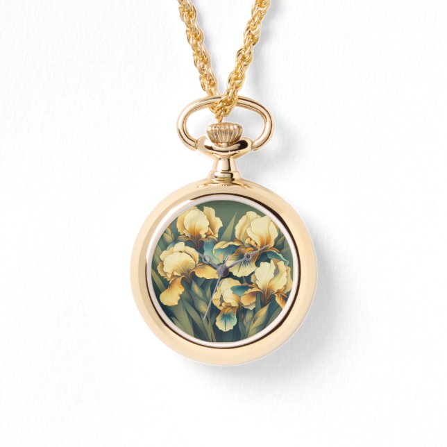 Montre Art Déco Golden Iris eWatch (Recto)