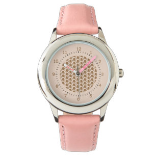 Montre Art déco rose