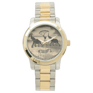 Montre Art Eléphant Africain