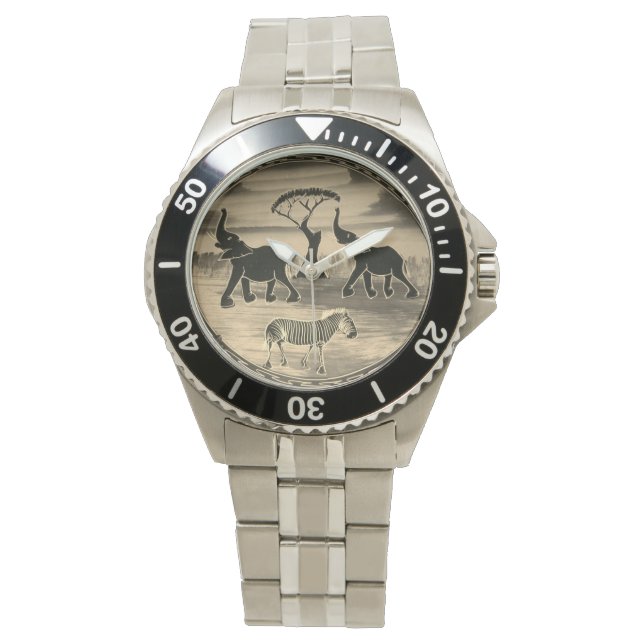 Montre Art Eléphant Africain (devant)