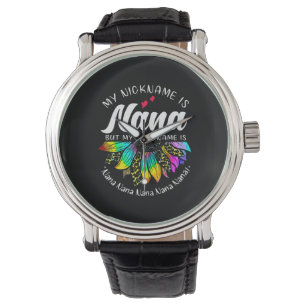Montre Art Mère   Mon Surnom Est Nana Sunflower Xmas