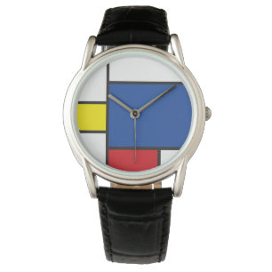 Montre Art Moderne Géométrique Minimaliste De Stijl Mondr