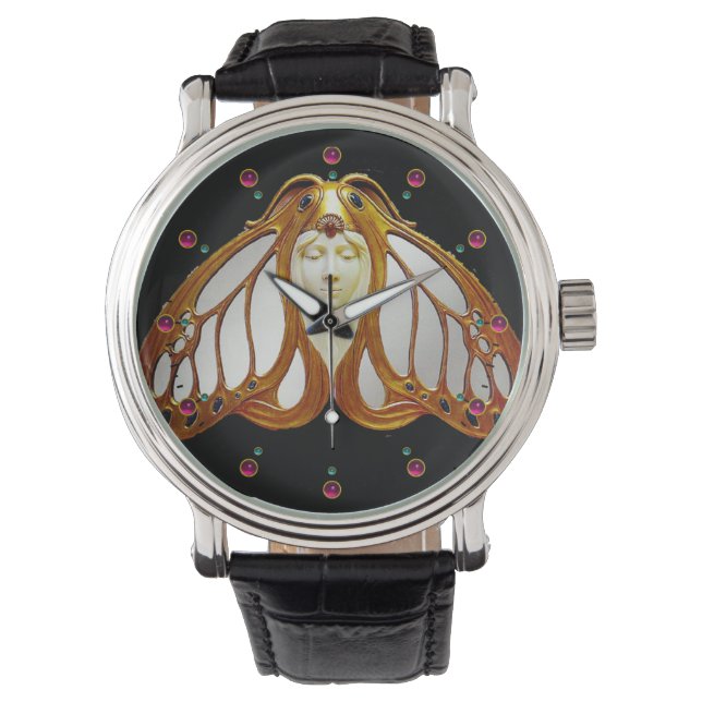 MONTRE ART NOUVEAU FEMME MOTH (devant)