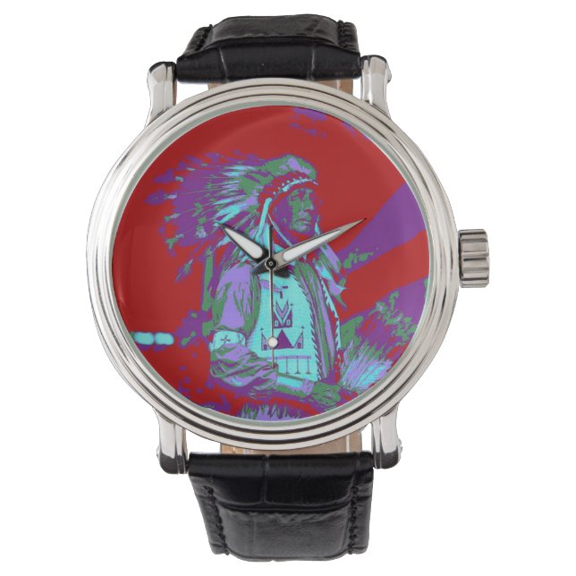 Montre Art Pop Amérindien (devant)