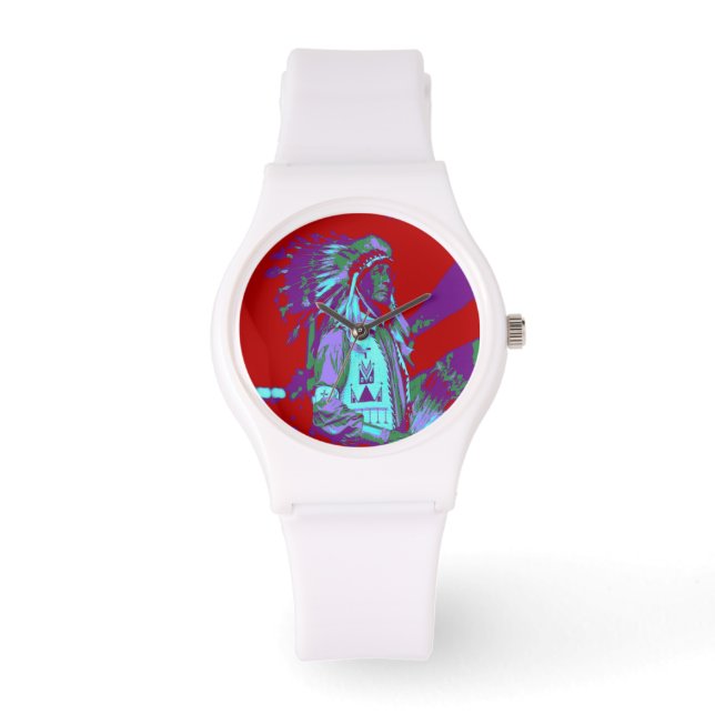 Montre Art Pop Amérindien (Recto)