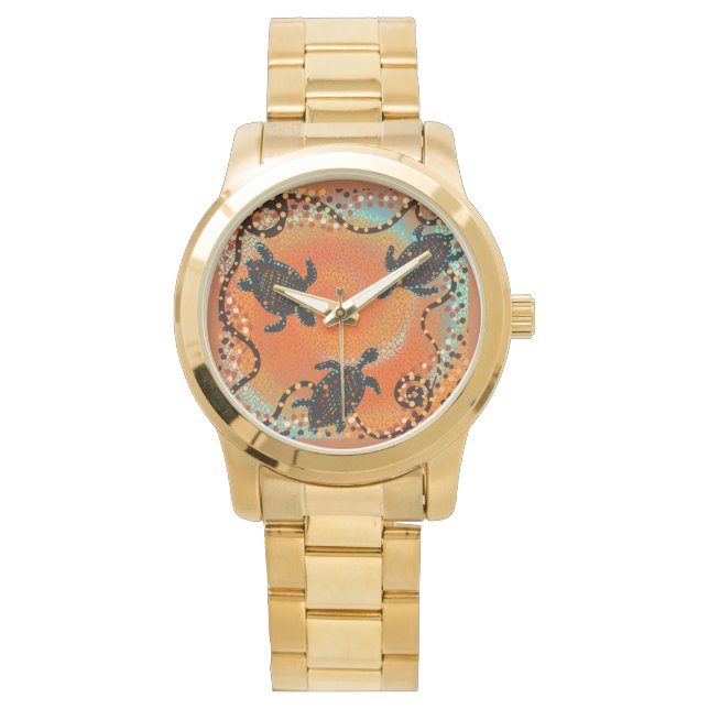MONTRE ART TORTUE AUSTRALIEN       (devant)