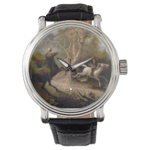 Montre Art vintage de cavité somnolente