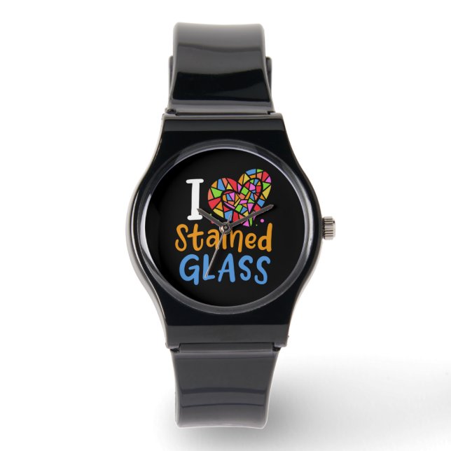 Montre Artiste en verre tendu (Recto)