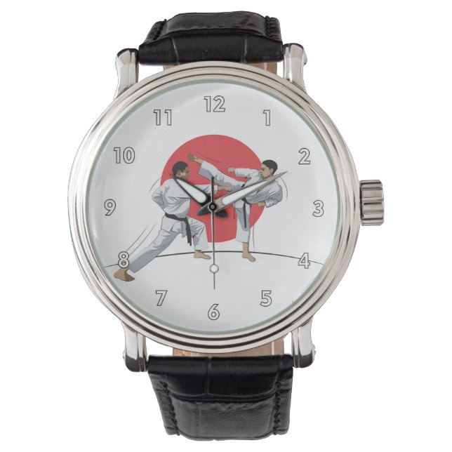 Montre Arts martiaux Karate Combat Combattez ou Sparring (devant)