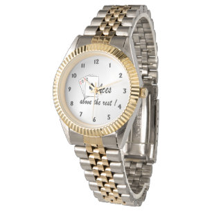 Montre As au-dessus du reste argent