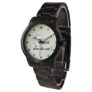 Montre As au-dessus du reste vert