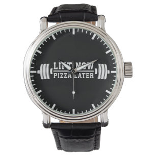 Montre Ascenseur Maintenant, Pizza Plus Tard, Barbell - F