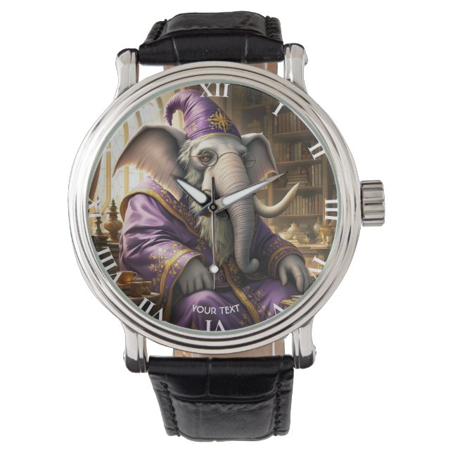 Montre Assistant Eléphant d'Imaginaire mignon (devant)