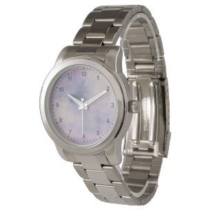 Montre Astronome pourpre et bleu