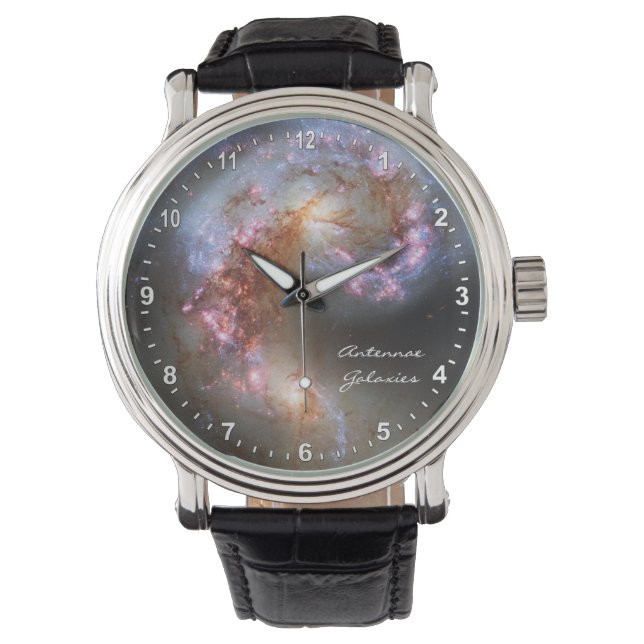 Montre Astronomie & Antennes Galaxies Watch, Hubble (devant)