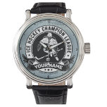 Montre Athlétisme de hockey<br><div class="desc">Personnalized Ice Hockey Team Player Athlete Custom Design - Customize with Your Name or Custom Text !</div>