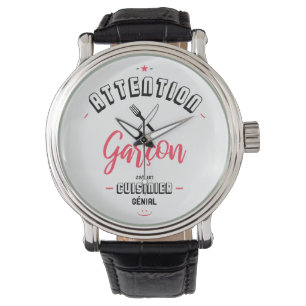 Montre Attention ce garçon est un cuisinier génial