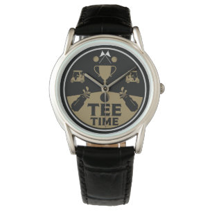 Montre Au-Dessus De La Colline Golfeur D'Anniversaire