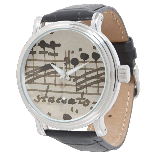 Montre audiophiliacs.com BEETHOVEN STACCATO watch (Incliné)