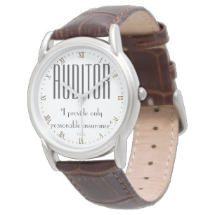 Montre "Auditeur : Je Ne Fournis Qu'Une Assurance Raisonn