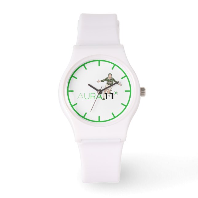 Montre AURA11 Luxury Minimalist White Watch (Recto)