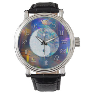 Montre Aura cosmique Yin Yang d'astrologie