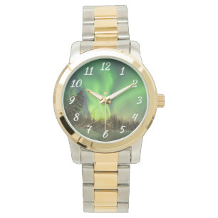 Montre Aurora d'épinette penchée