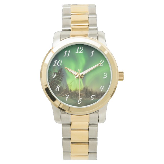 Montre Aurora d'épinette penchée (devant)