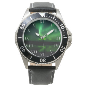Montre aurore boréale Arctique Alaska