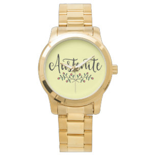 Montre Austénite floral de Jane Austen