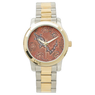 MONTRE AUSTRALIE ART CROCODILE 