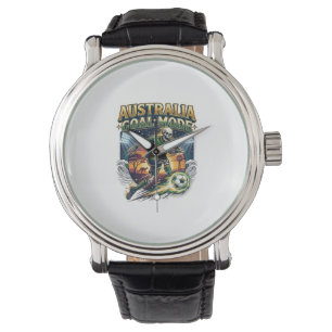 Montre Australie Mode de but squelette Striker Nations St