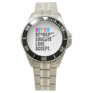Montre Autism Awareness Advocate Educate Love Accept