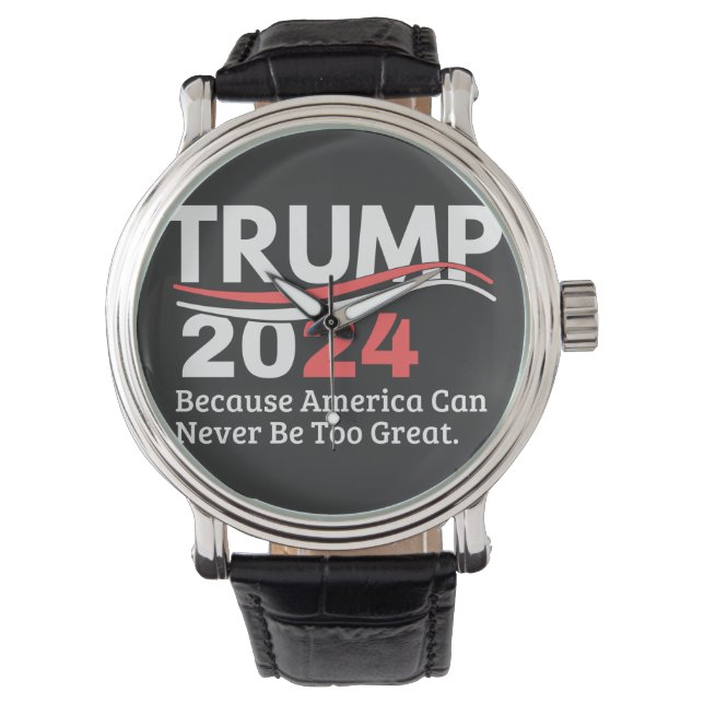 Montre autocollant trump 2024 (devant)